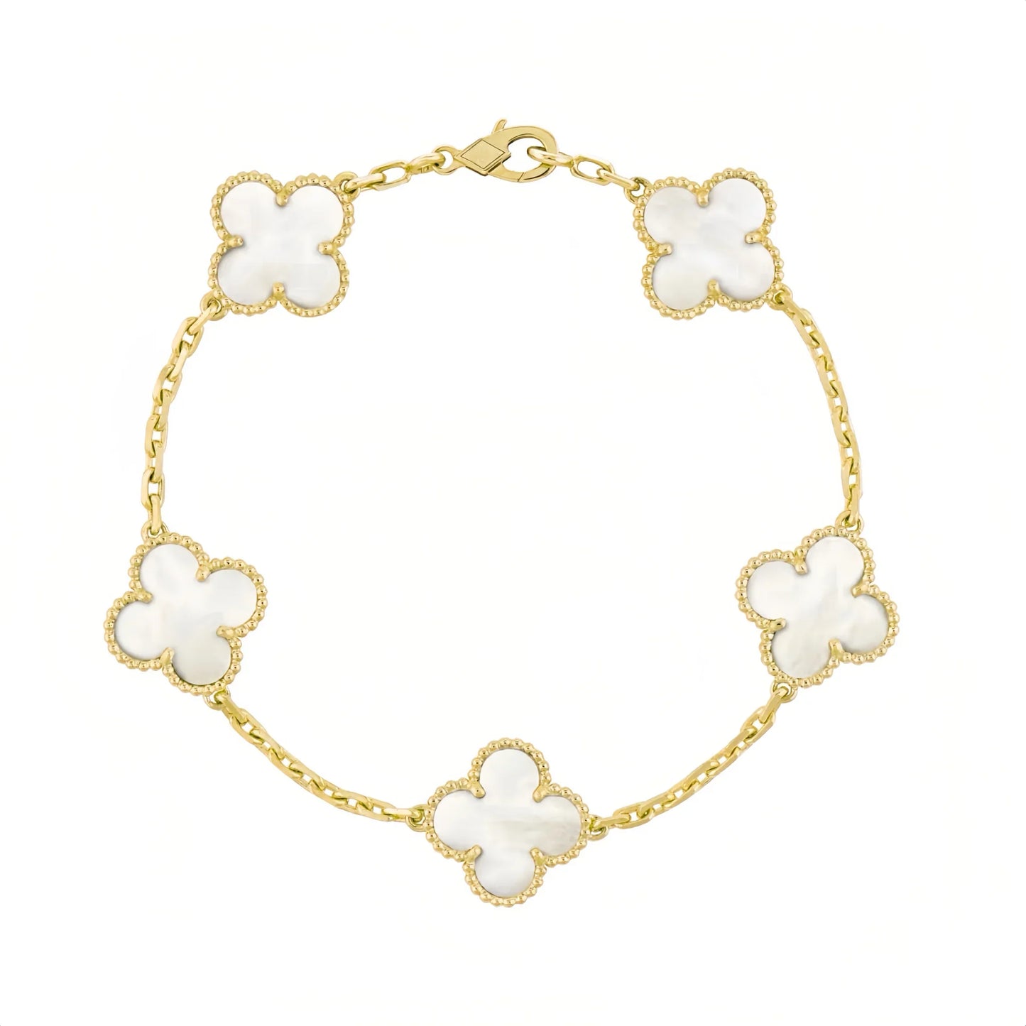 CLOVER BRACELET - WHITE