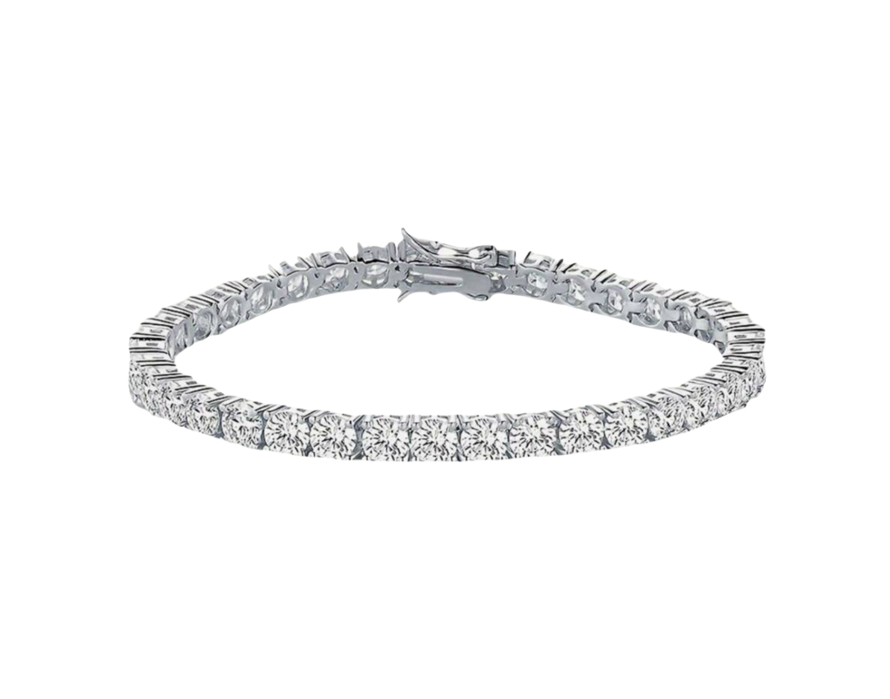 MISS J'ADORIE TENNIS BRACELET - SILVER