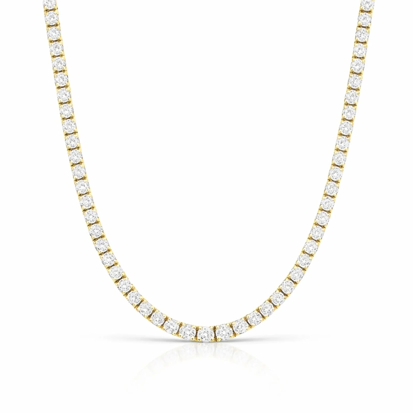 MISS J'ADORIE TENNIS NECKLACE - GOLD