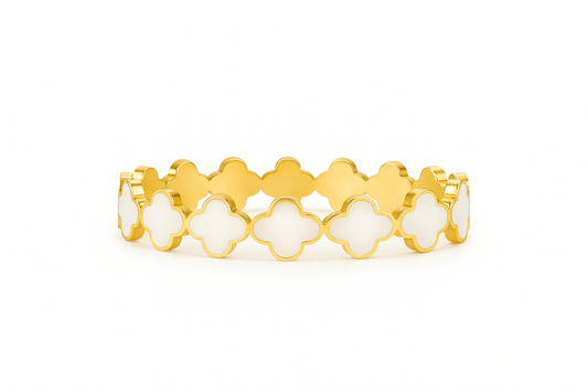 Amoura Bracelet - White Clover