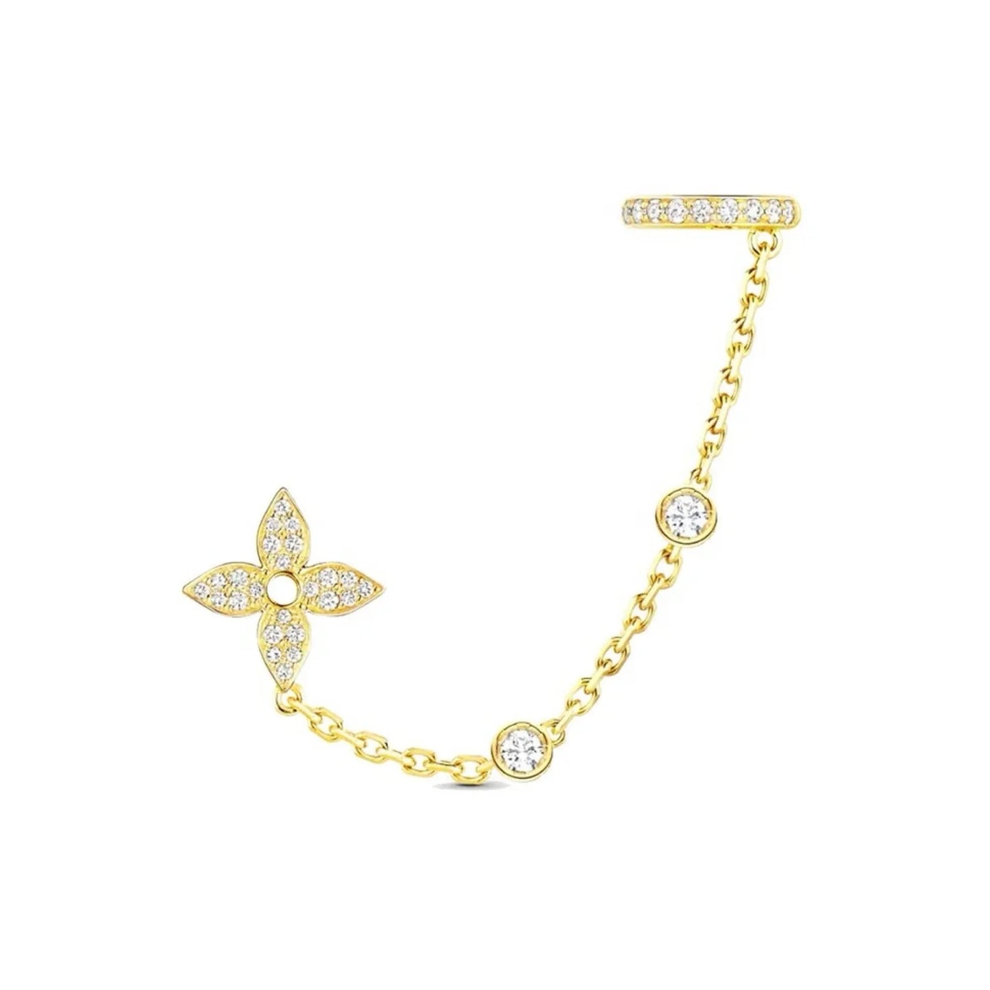 Vanessa Ear Cuff — Gold