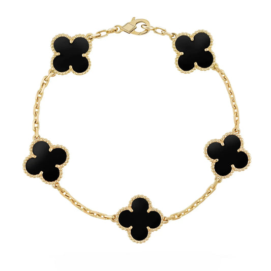 Anna Bracelet - Gold + Black