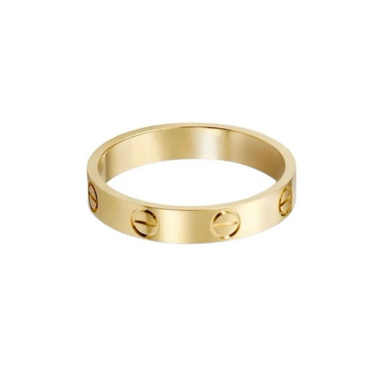 Amoura Love Ring — Gold