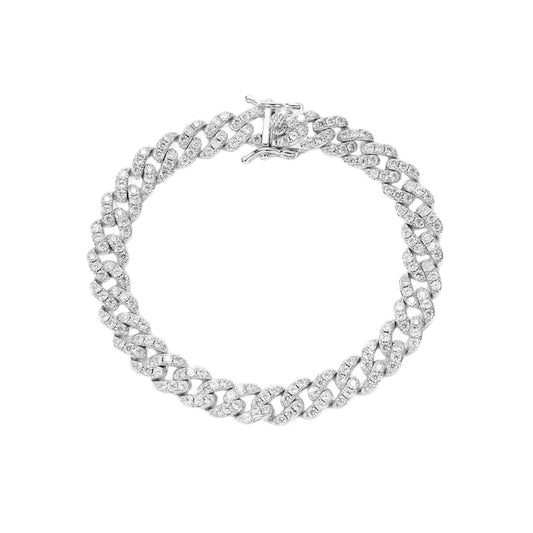 Lia Tennis Bracelet - Silver