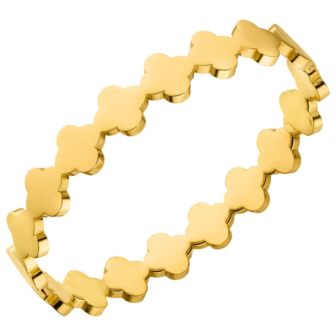 Amoura Bracelet - Gold Clover