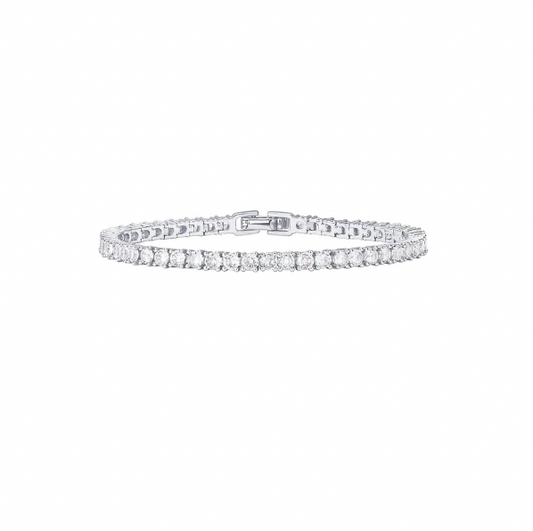 Avani Tennis Bracelet - Silver