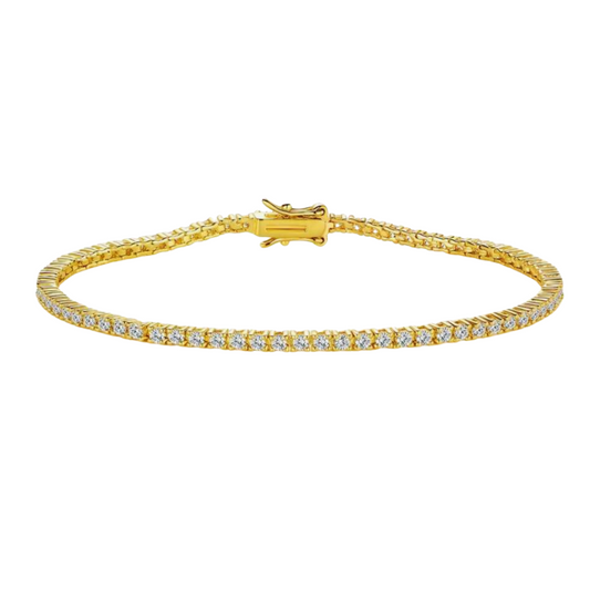 DAYANE TENNIS BRACELET - GOLD