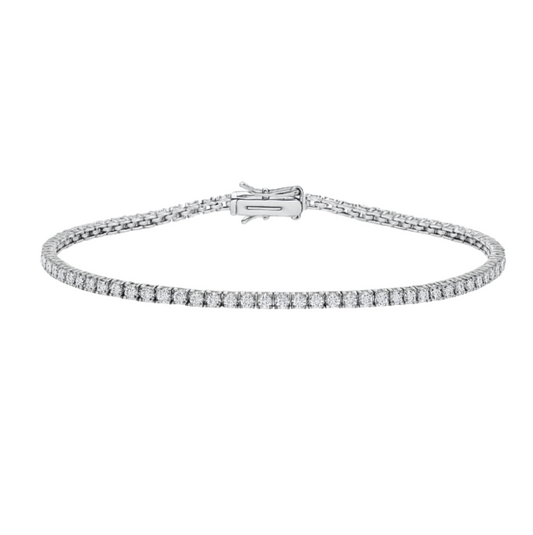 DAYANE TENNIS BRACELET - SILVER