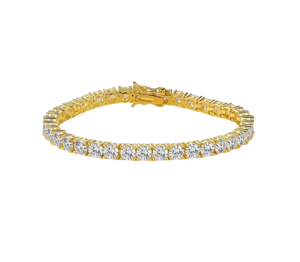 MISS J'ADORIE TENNIS BRACELET - GOLD