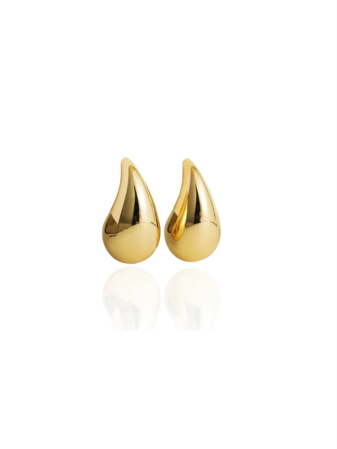 Waterdrop Earrings - Gold