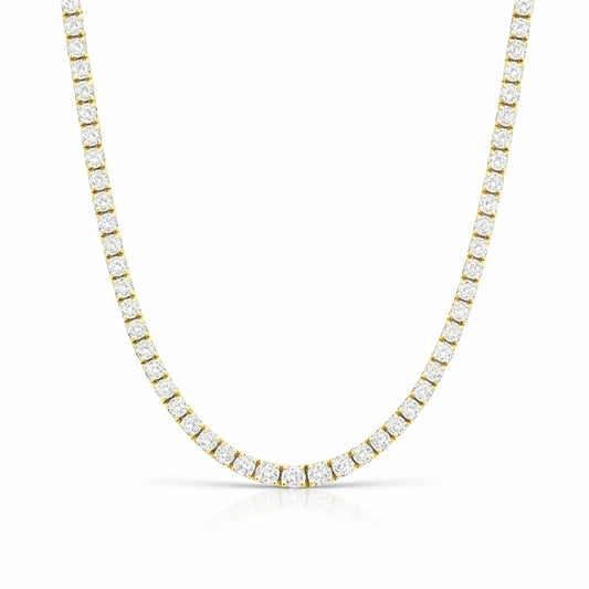 MISS J'ADORIE TENNIS NECKLACE - GOLD